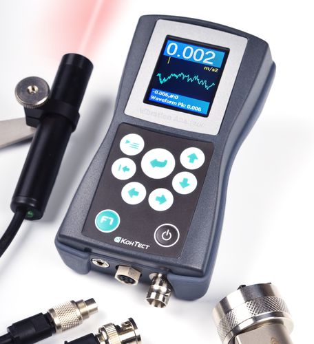 Analyseur de vibrations de surveillance de machine - 107VF-T2 - NPP KOHTECT - portable / avec enregistreur de données / FFT