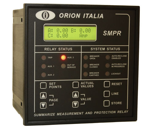 Relais de protection de tension - SMPR-1 ETH - Orion Italia - de courant / de fréquence / de facteur de puissance