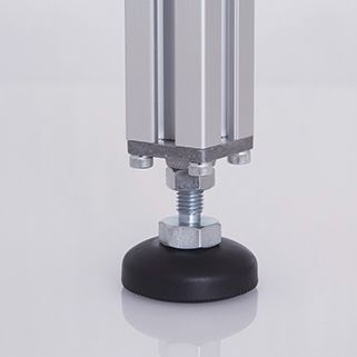 Pied de machine - 5.2x series - Modular Assembly Technology - en acier / de mise à niveau