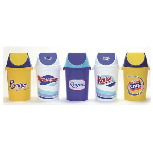 Poubelle en plastique - 9224 - Plasticos Santo António - pour papier / de déchets organiques / avec couvercle