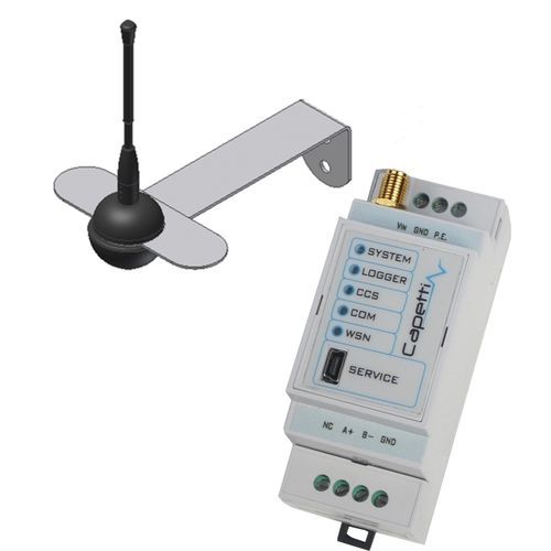 Passerelle de communication - MWDG-MB-B - Capetti Elettronica - sans fil / Modbus RTU / sur rail DIN