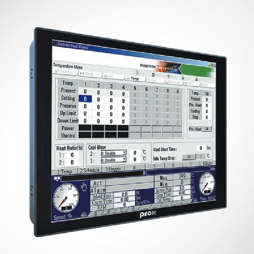 Panel PC TFT LCD - SP-6565 - Protech Systems - à écran tactile PCAP / à écran tactile résistif à 5 fils / 15"