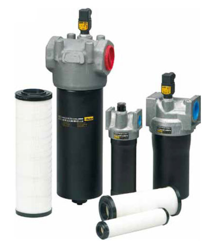 Carter de filtre à cartouche - 80CN-40 series  - Parker Hannifin France SAS - pour huile / en aluminium / basse pression