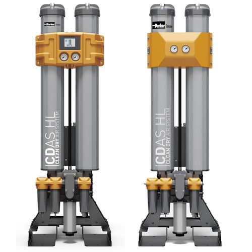 Sécheur d'air comprimé par adsorption sans chaleur - CDAS series - Parker Hannifin France SAS - triple étage / compact