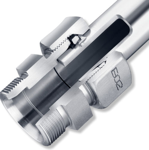 Raccord pour produits chimiques - Série EO-2 - Parker Hannifin France SAS - pour liquide de refroidissement / à bague / ISO