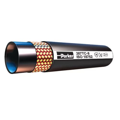 Tuyau flexible hydraulique - 387-4 - Parker Hannifin France SAS - en polyimide / agricole / pour application ferroviaire
