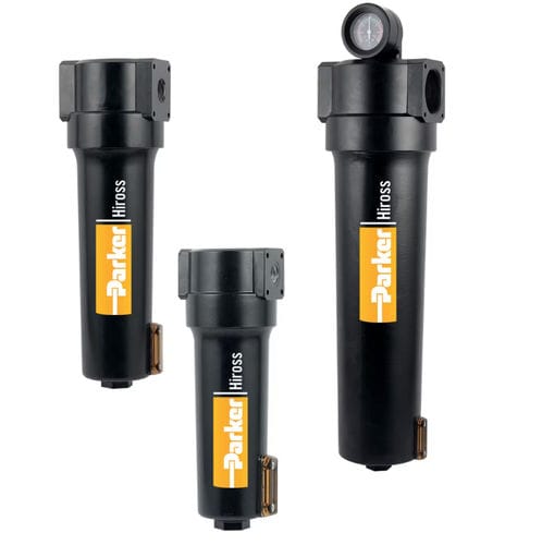 Filtre à particules - HFN series - Parker Hannifin France SAS - à air comprimé / à cartouche / en aluminium