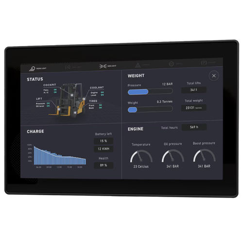 Module d'affichage de contrôle - IQAN-MD5 - Parker Hannifin France SAS - TFT LCD / à écran tactile capacitif / monochrome