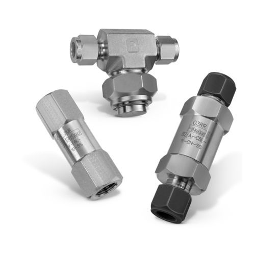 Clapet anti-retour à soupape - CO Series - Parker Hannifin France SAS - fileté / de contrôle de débit / en acier inoxydable