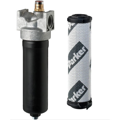 Carter de filtre à cartouche - GMF series - Parker Hannifin France SAS - pour huile / en aluminium