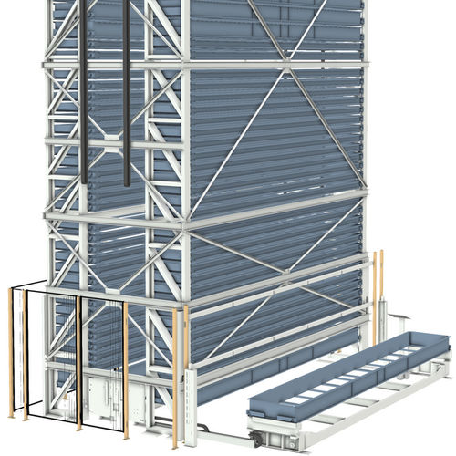 Magasin de stockage automatique vertical - ASRS - Kardex - pour tôle / de palettes / pour charge longue