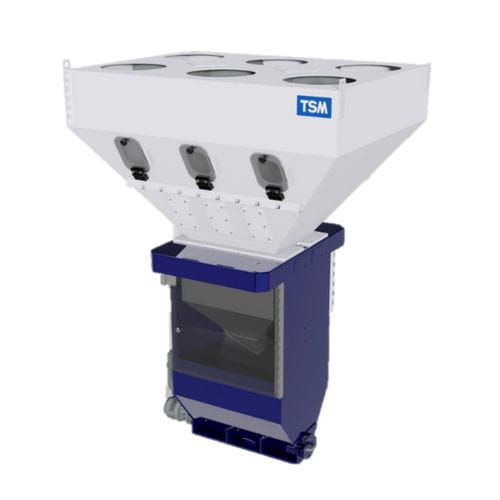 Mélangeur à vis conique - MultiBlend - TSM Control Systems - vertical / batch / de granulés