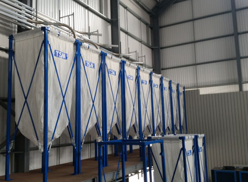 Silo horizontal - TSM Control Systems - pour produits en vrac / de manutention / pour l'industrie