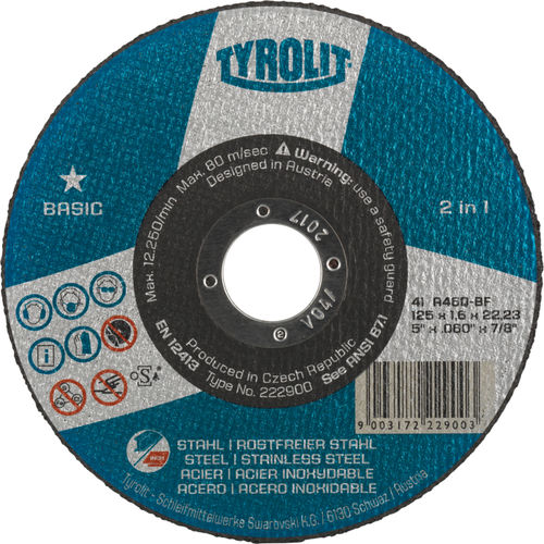 Disque à lamelle pour acier inoxydable - BASIC - Tyrolit - Schleifmittelwerke Swarovski AG & Co K.G