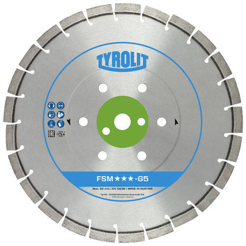 Lame de scie circulaire - Tyrolit - Schleifmittelwerke Swarovski AG & Co K.G - au diamant / pour le béton