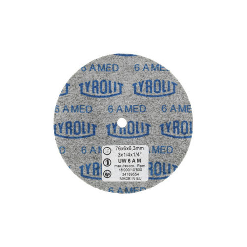Disque à sabler pour finition - Tyrolit - Schleifmittelwerke Swarovski AG & Co K.G - pour nettoyage de surface / pour métal / non-tissé