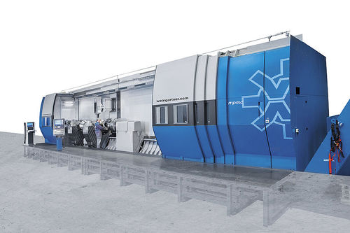 Centre de fraisage-tournage CNC - mpmc  - Weingärtner Maschinenbau - horizontal / à 5 axes / pour acier