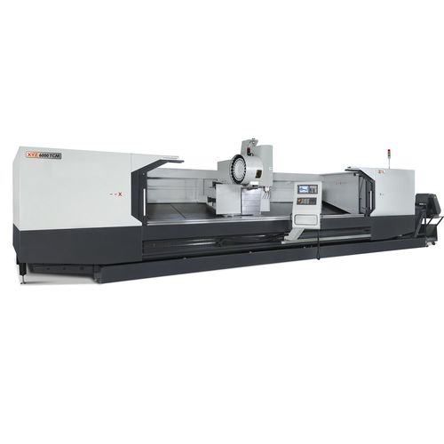 Fraiseuse CNC 3 axes - XYZ 8000 TCM	 - XYZ Machine Tools - verticale / à colonne mobile / BT 40