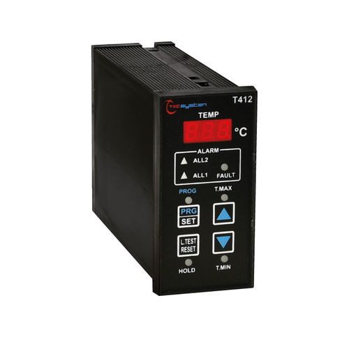 Régulateur de température numérique - T412 - TECSYSTEM srl - programmable / pour l'industrie
