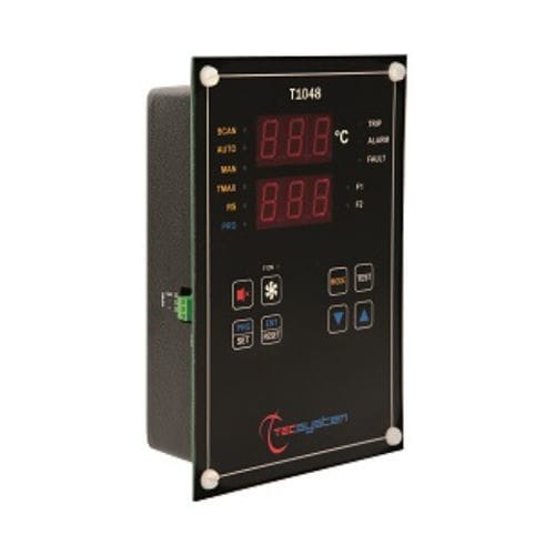 Contrôleur de température numérique - T1048 - TECSYSTEM srl - à double affichage / programmable / IP65