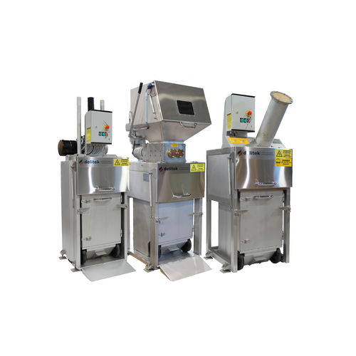 Système de manutention pour déchets - DT-200 series  - Delitek AS - automatique / vertical / de matériaux secs