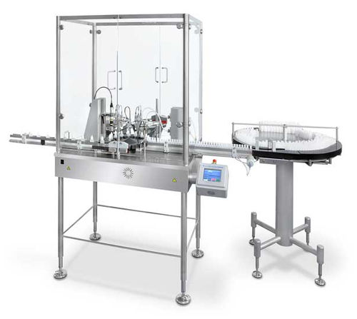 Remplisseuse / boucheuse pour produits pharmaceutiques - 3 600 p/h | SX-180-OR - DARA Pharmaceutical Packaging - pour liquides / de bouteilles