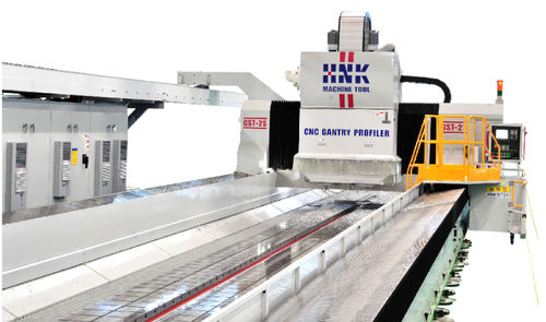 Centre d'usinage CNC 3 axes - G5T-2S - HNK Machine Tool - vertical / type portique / à deux broches