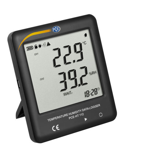 Enregistreur de données de température et d'humidité - PCE-HT 112 - PCE Deutschland GmbH - USB / avec afficheur graphique LCD / pour contrôle