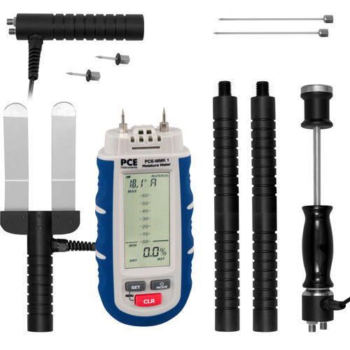 Humidimètre multi-function - PCE-MMK 1 - PCE Deutschland GmbH - pour matériaux de construction / pour matériaux solides / par résistance
