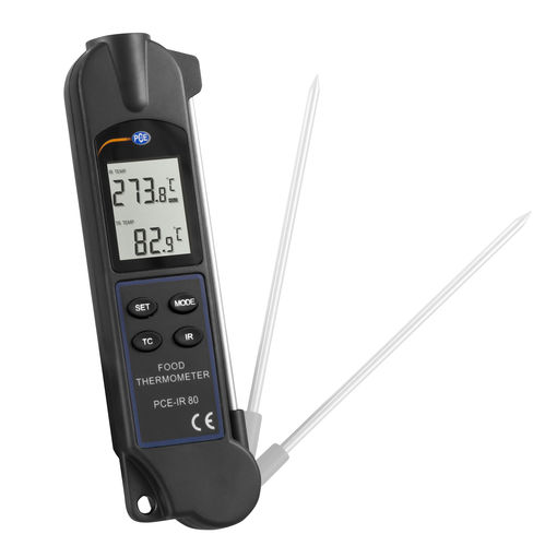 Thermomètre à infrarouge - PCE-IR 80 - PCE Deutschland GmbH - à sonde / à affichage numérique / °C