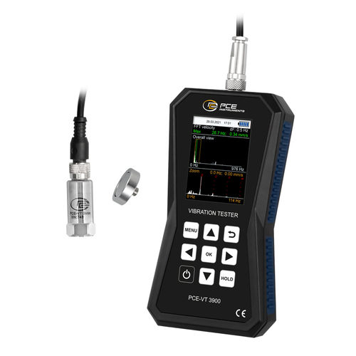 Vibromètre de surveillance de machine - PCE-VT 3900 - PCE Deutschland GmbH - pour l'équilibrage / portable / avec enregistreur de données