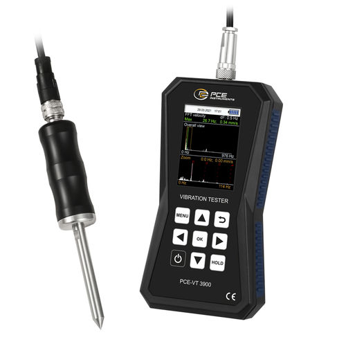 Vibromètre de surveillance de machine - PCE-VT 3900S - PCE Deutschland GmbH - pour l'équilibrage / portable / avec enregistreur de données