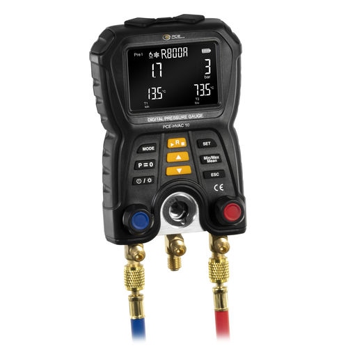 Indicateur de pression différentiel - PCE-HVAC 10 - PCE Deutschland GmbH - avec afficheur LCD / IP42 / pour applications HVAC