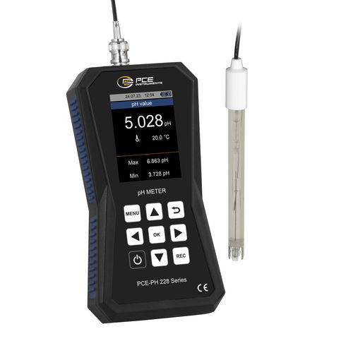 PH mètre mobile - PCE-PH 228  - PCE Deutschland GmbH - portable / d'eau / avec enregistreur de données