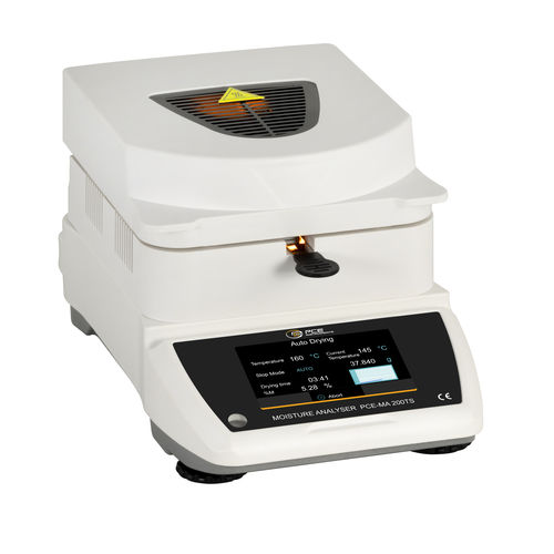 Balance d'humidité de laboratoire - PCE-MA 200TS  - PCE Deutschland GmbH - kilogrammes / à écran tactile / RS-232