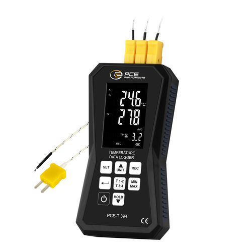 Enregistreur de données de température - PCE-T 394 - PCE Deutschland GmbH - USB / avec afficheur LCD / multicanaux