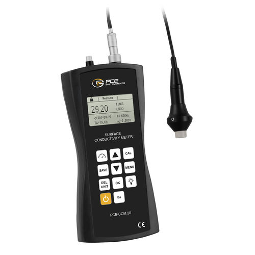 Conductimètre portable - PCE-COM 20 - PCE Deutschland GmbH - avec compensation de température automatique / numérique / avec enregistreur de données