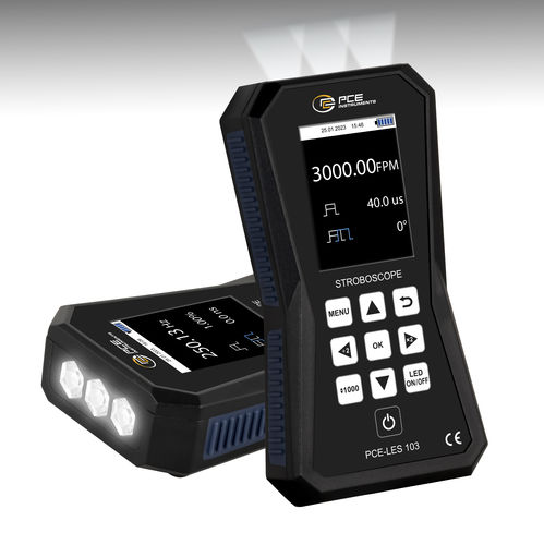 Stroboscope numérique - PCE-LES 103  - PCE Deutschland GmbH - à LED / portable / compact