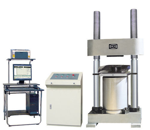 Machine d'essai de compression -  YAW-2000D - TIME SHIJIN Group - contrôlée par ordinateur / pour matériau de construction / hydraulique