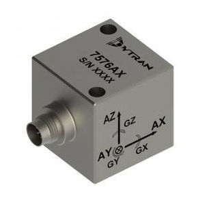 Accéléromètre triaxial - 7576 - DYTRAN INSTRUMENTS - MEMS / à faible encombrement / angulaire