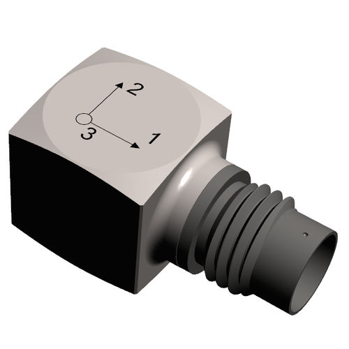 Accéléromètre triaxial - 3023A  - DYTRAN INSTRUMENTS - piézoélectrique / IEPE / miniature