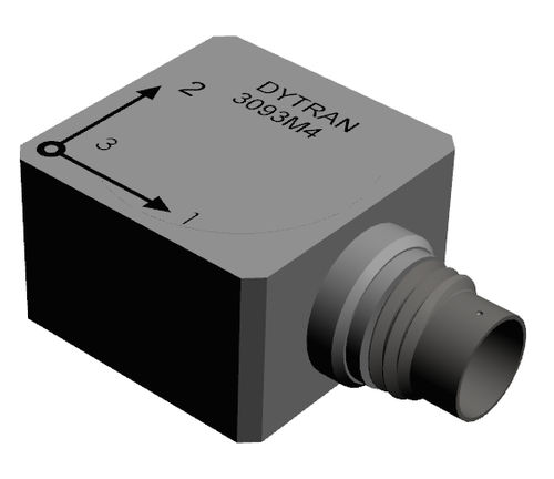 Accéléromètre triaxial - 3093M4   - DYTRAN INSTRUMENTS - piézoélectrique / IEPE / miniature