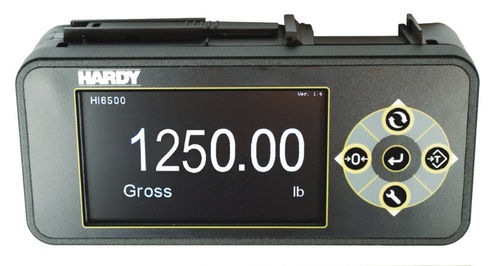Indicateur/transmetteur de pesage affichage à LED - HI 6500 series - Hardy Process Solutions - encastrable