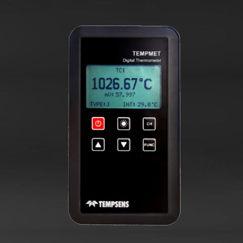 Thermomètre à thermocouple - TEMPMET 08 - TEMPSENS - RTD / à affichage numérique / de précision