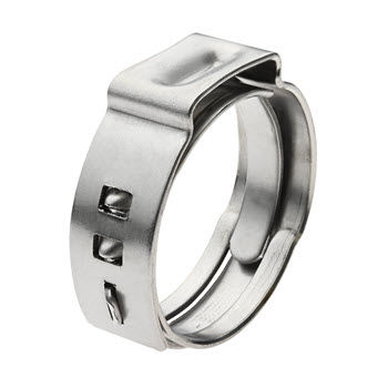 Collier de serrage en acier inoxydable - 167 - Oetiker - à oreille ajustable / à bande / étroit