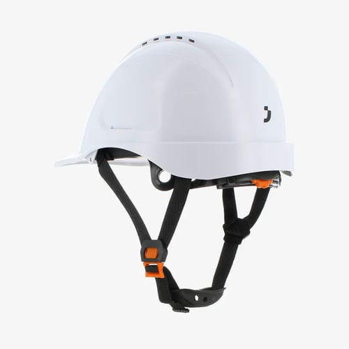 Casque de chantier - AJUSCO CHINSTRAP - Safety Jogger Works - EN 397 / résistant aux chocs / de protection chimique