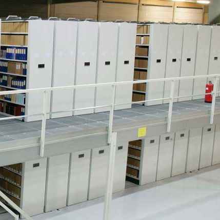 Rayonnage de grande hauteur - COMPACTUS® series - Bruynzeel Storage System - de bureau / à étagères / mobile