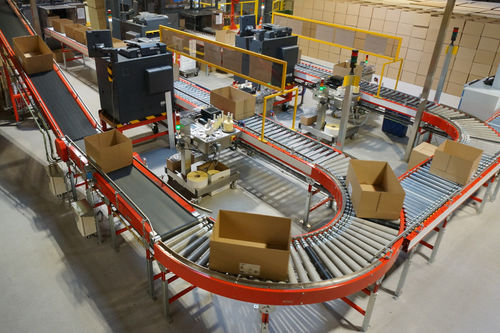Convoyeur à rouleaux - Scott Automation - modulaire / à moteur électrique / de caisse