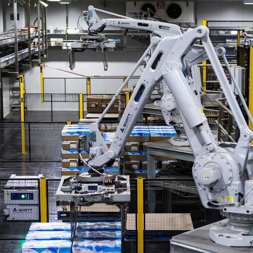 Palettiseur robotisé - Scott Automation - de paquets / de seaux / articulé