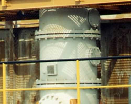 Réservoir en acier au carbone - Diflon - revêtu de PTFE / vertical